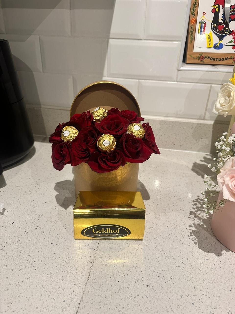 Timeless Elegance Rose & Chocolate Box view 3